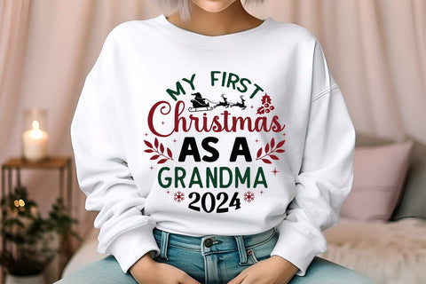 My First Christmas As A Grandma 2024 SVG Angelina750 
