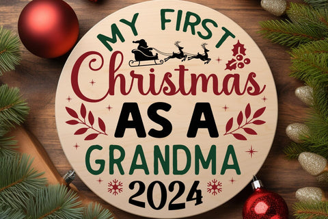 My First Christmas As A Grandma 2024 SVG Angelina750 