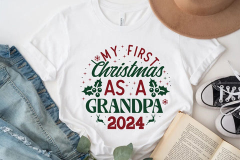 My First Christmas As A Grandpa 2024 SVG Angelina750 