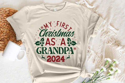 My First Christmas As A Grandpa 2024 SVG Angelina750 