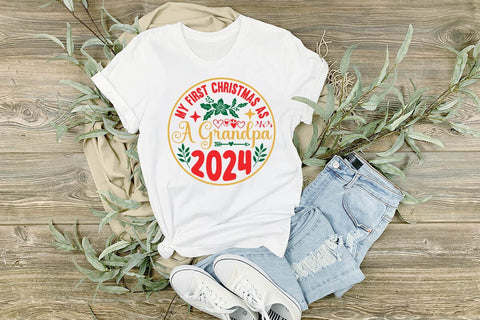 My First Christmas As A Grandpa 2024 SVG Angelina750 