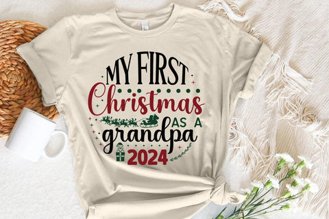 My First Christmas As A Grandpa 2024 SVG Angelina750 
