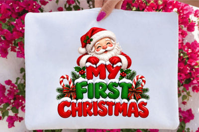 My First Christmas Clipart PNG Sublimation SVGArt 
