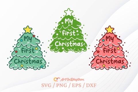 My First Christmas Svg, Baby Svg, Christmas Baby Svg, Baby Shirt Svg SVG Artinrhythm shop 