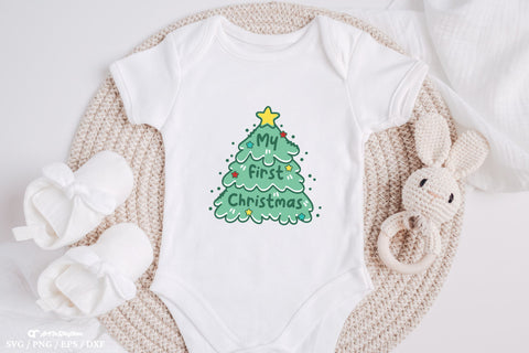 My First Christmas Svg, Baby Svg, Christmas Baby Svg, Baby Shirt Svg SVG Artinrhythm shop 