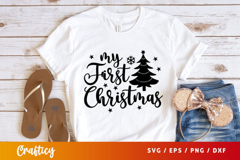 My first christmas Svg Design SVG Designangry 