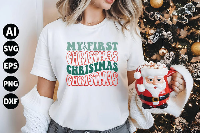 My First Christmas Svg, Funny Christmas Svg SVG shah alam 