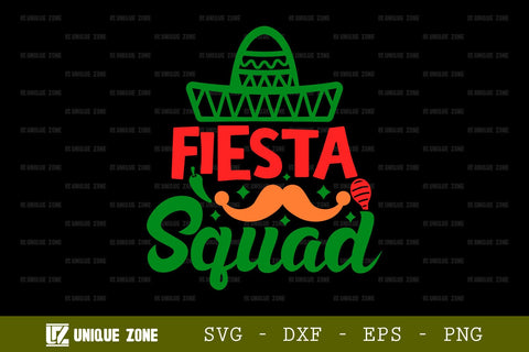 My First Cinco De Mayo SVG Fiesta Squad Tshirt Bundle Just Here To Fiesta Mexican Quote Design, SVG Unique Zone 