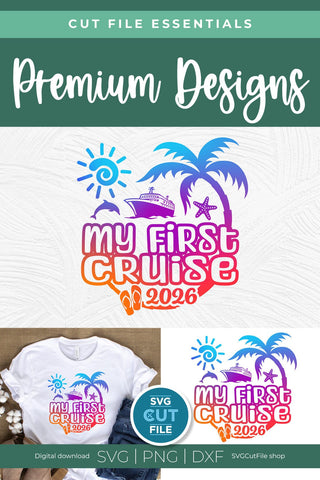 My First Cruise SVG, Baby Cruise vacation, 2026 design SVG SVG Cut File 