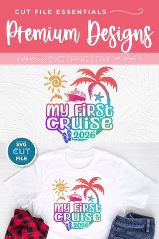 My First Cruise SVG, Baby Cruise vacation, 2026 design SVG SVG Cut File 