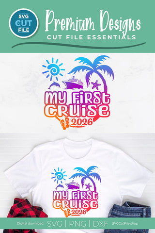 My First Cruise SVG, Baby Cruise vacation, 2026 design SVG SVG Cut File 