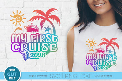 My First Cruise SVG, Baby Cruise vacation, 2026 design SVG SVG Cut File 