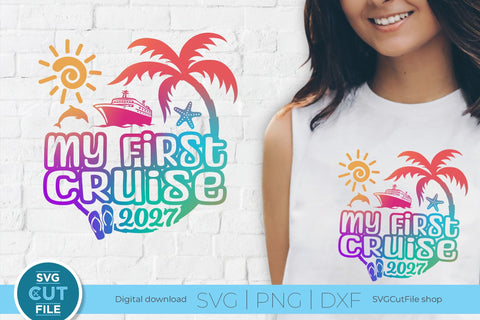 My First Cruise SVG, Baby Cruise vacation, 2027 svg SVG SVG Cut File 