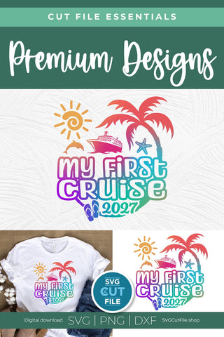 My First Cruise SVG, Baby Cruise vacation, 2027 svg SVG SVG Cut File 