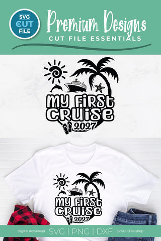 My First Cruise SVG, Baby Cruise vacation, 2027 svg SVG SVG Cut File 