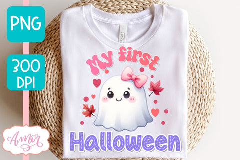 My first Halloween sublimation PNG | Pink Halloween PNG Sublimation Amorclipart 