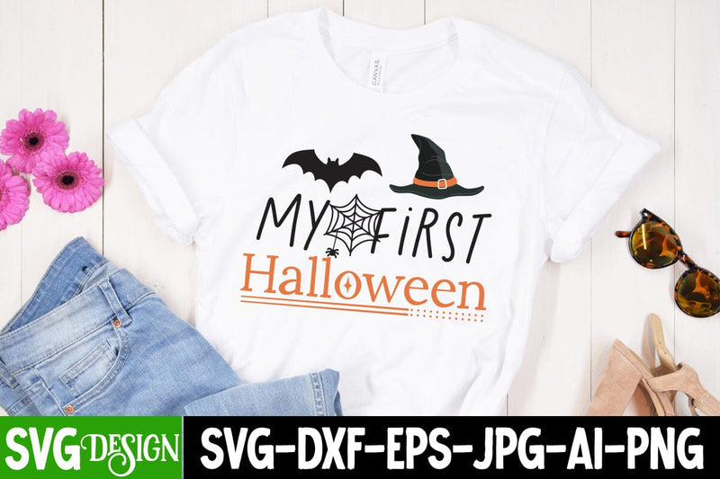 My First Halloween SVG Cut File, My First Halloween Sublimation PNG, Halloween Sublimation PNG, Halloween SVG Bundle,Halloween SVG Quotes,Halloween PNG, Halloween SVG SVG BlackCatsMedia 