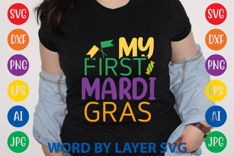 My First Mardi Gras SVG DESIGN SVG Rafiqul20606 