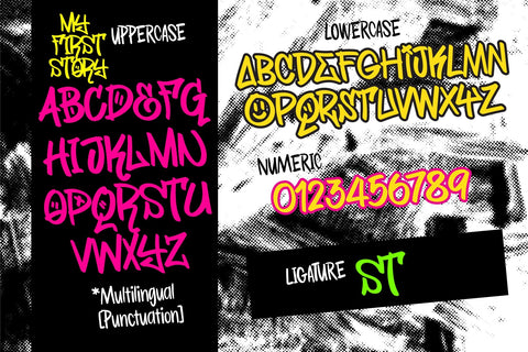 My First Story Font BB Digital Arts 