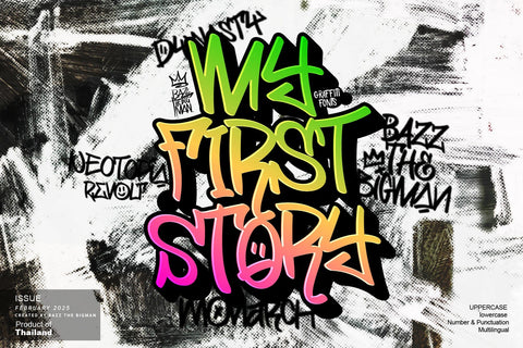 My First Story Font BB Digital Arts 