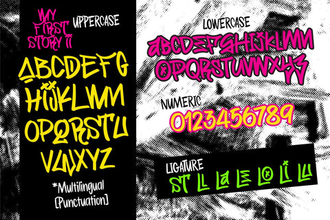 My First Story Font BB Digital Arts 