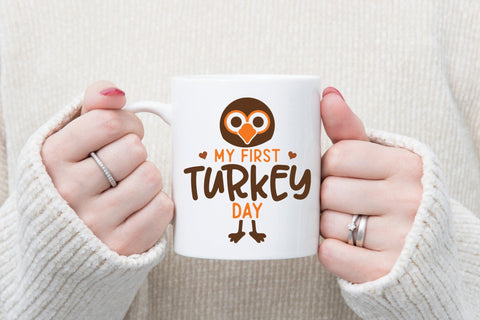My First Turkey Day SVG Cut File SVG CraftLabSVG 