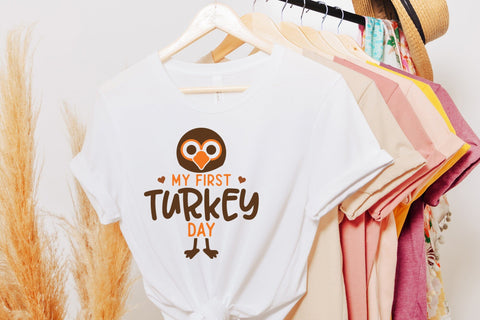 My First Turkey Day SVG Cut File SVG CraftLabSVG 