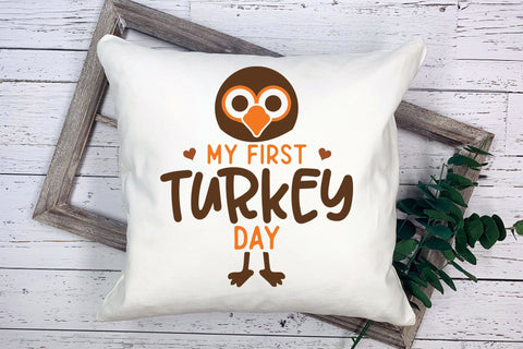 My First Turkey Day SVG Cut File SVG CraftLabSVG 
