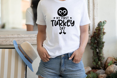 My First Turkey Day SVG Cut File SVG CraftLabSVG 