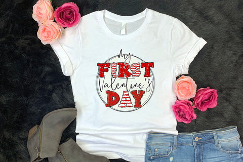 My First Valentine's Day Sublimation Sublimation CraftLabSVG 