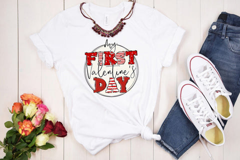 My First Valentine's Day Sublimation Sublimation CraftLabSVG 