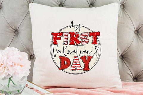 My First Valentine's Day Sublimation Sublimation CraftLabSVG 