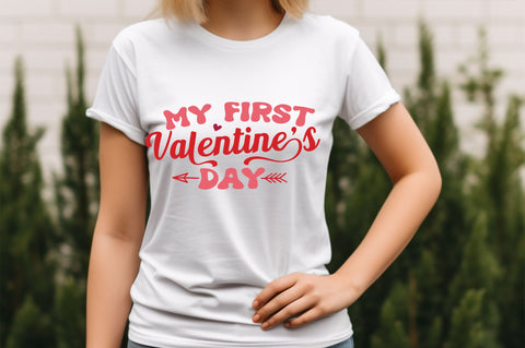 My first Valentine's day svg Design SVG Regulrcrative 