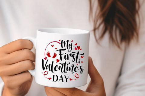 My First Valentines day svg Design SVG Regulrcrative 