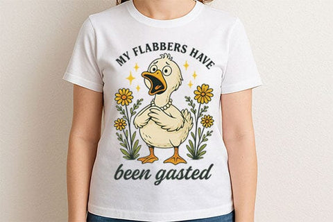 My Flabbers Have Been Gasted Duck PNG SVG BillahCrafts 