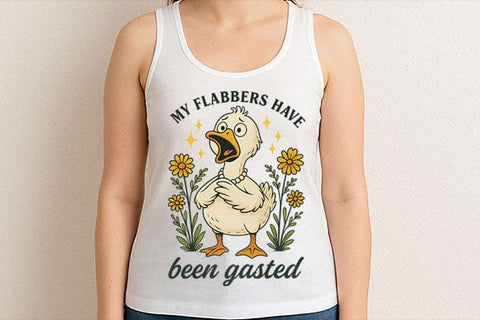 My Flabbers Have Been Gasted Duck PNG SVG BillahCrafts 