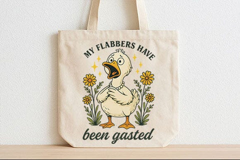 My Flabbers Have Been Gasted Duck PNG SVG BillahCrafts 