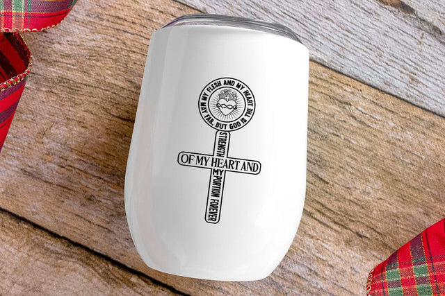 My flesh and my heart may fail SVG Angelina750 