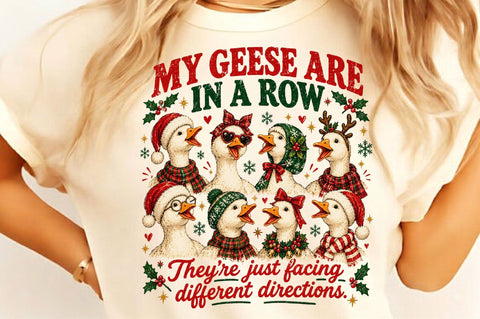 My Geese Are in a Row Christmas PNG Sublimation SVGista 