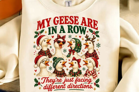 My Geese Are in a Row Christmas PNG Sublimation SVGista 