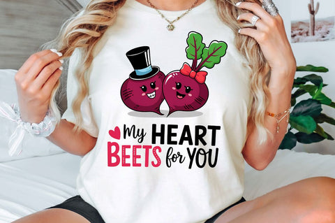 My Heart Beets for You Sublimation Design Sublimation Regulrcrative 