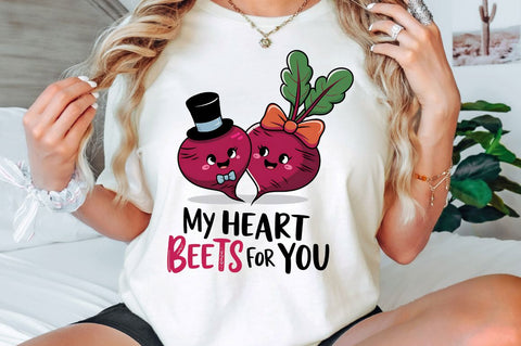 My Heart Beets for You Sublimation Design Sublimation Regulrcrative 