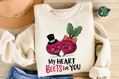My Heart Beets for You Sublimation Design Sublimation Regulrcrative 