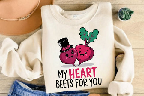 My Heart Beets for You Sublimation Design Sublimation Regulrcrative 