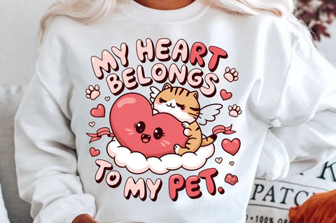 My Heart Belongs Sublimation Design Sublimation Regulrcrative 