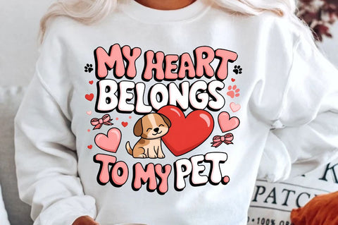 My Heart Belongs Sublimation Design Sublimation Regulrcrative 