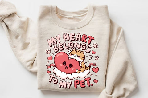 My Heart Belongs Sublimation Design Sublimation Regulrcrative 