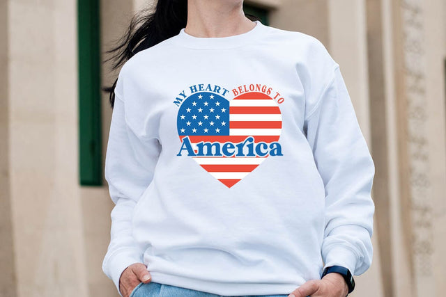 My heart belongs to America SVG Angelina750 
