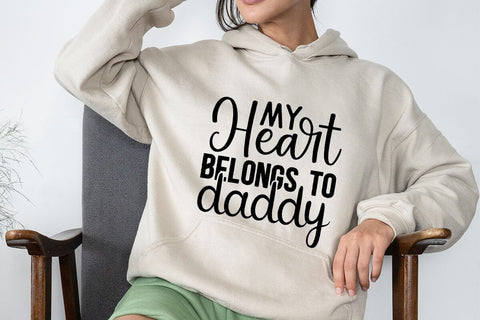 My heart belongs to daddy SVG Angelina750 