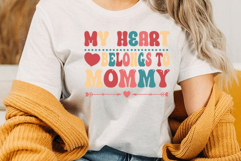 my heart belongs to mommy SVG Angelina750 